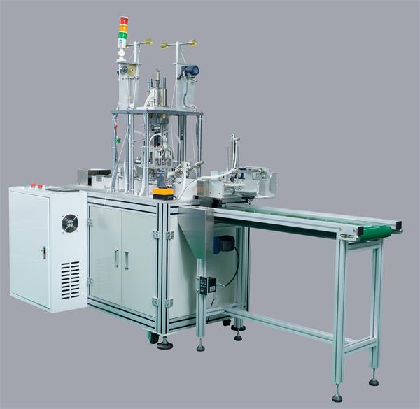 HY100-03 Máquina de soldadura exterior de mascarilla de orejera